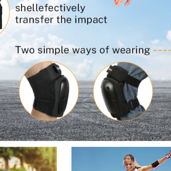 Gonex knee pads, elbow pads, wrist guards Protective Gear Set. Size Large. New! - Picture 10 of 10